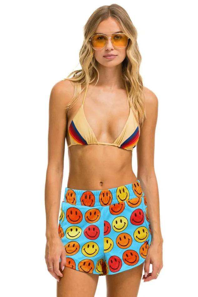 Smiley Bingo Lounger Short 8211 Sky Women Aviator Nation Shorts