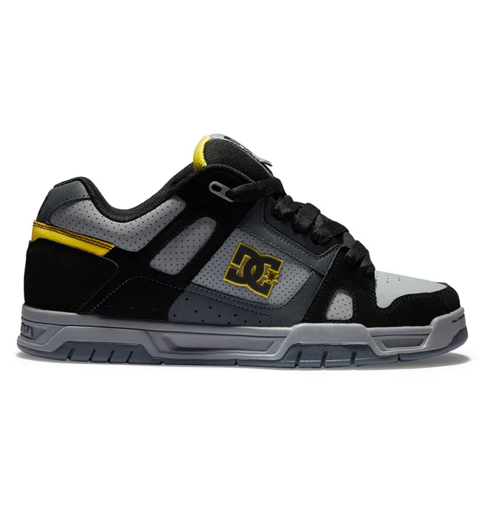 Sneakers DC Shoes Men Stag Shoes greyblackyellow