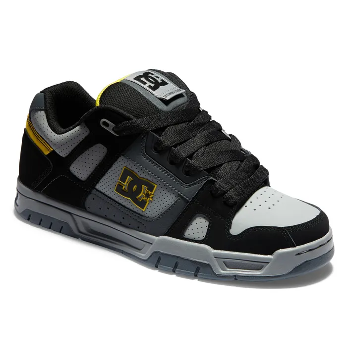 Sneakers DC Shoes Men Stag Shoes greyblackyellow
