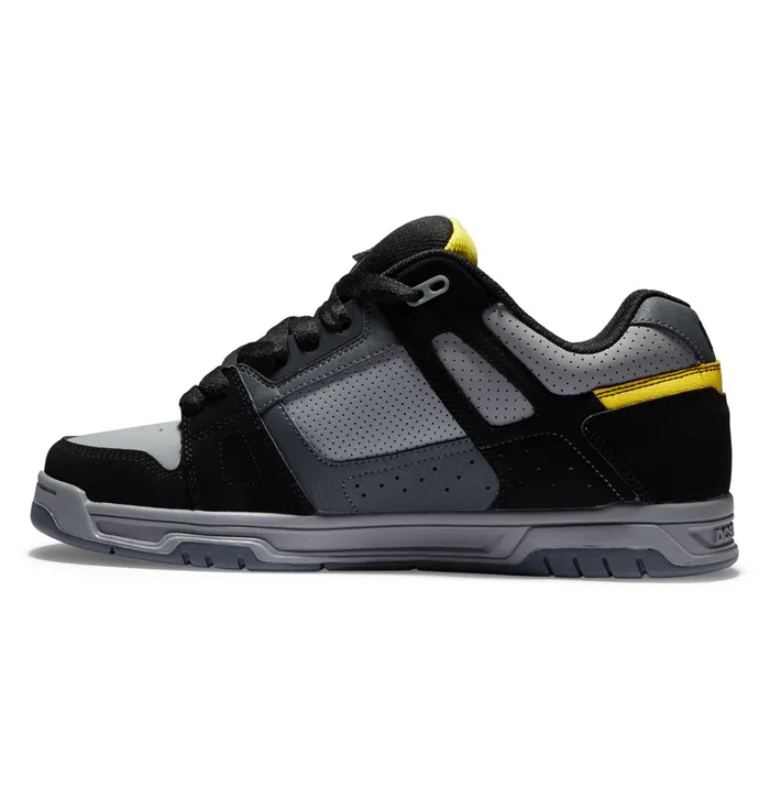 Sneakers DC Shoes Men Stag Shoes greyblackyellow