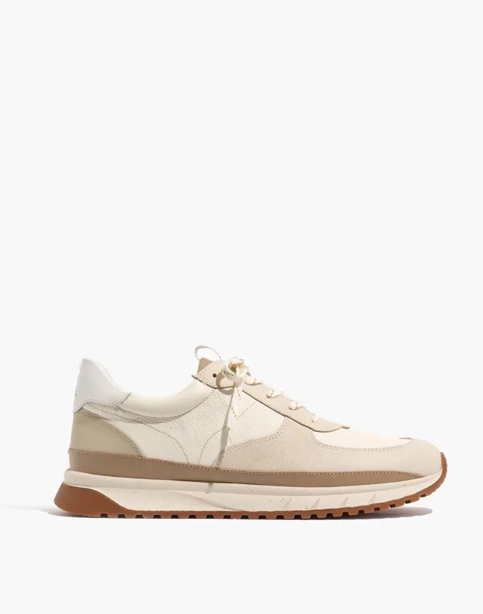 Sneakers Men Madewell Kickoff Trainer Sneakers In Neutral Colorblock Leather Antique Cream Multi Sneakers Men Madewell Kickoff Trainer Sneakers In Neutral Colorblock Leather Antique Cream Multi