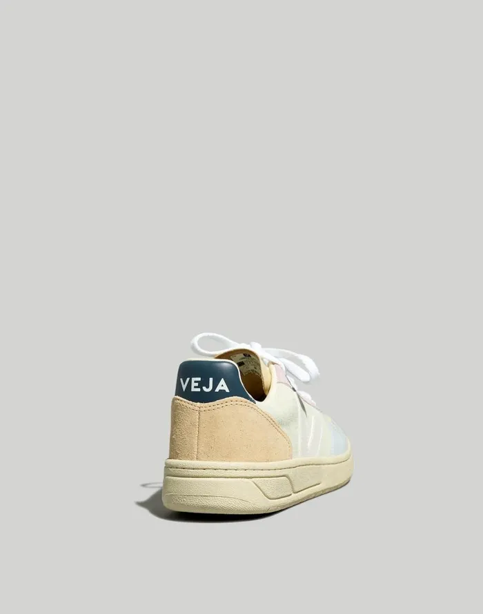 Sneakers Women Madewell Veja Suede V10 Sneakers In Blue Jade White Multico