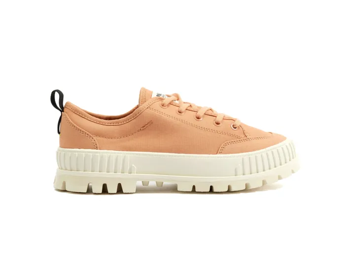 Sneakers Women PALLADIUM PALLASHOCK LO ORGANIC 2 Sandstone