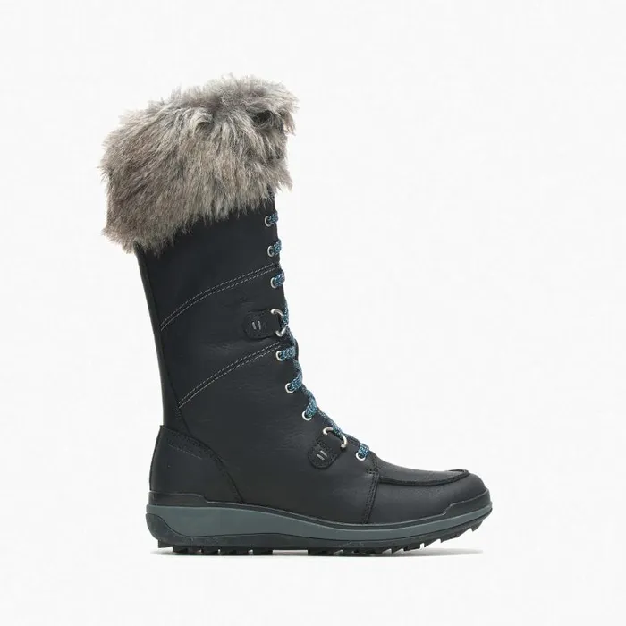 Snowcreek Tall Polar Waterproof Black Women Merrell Boots