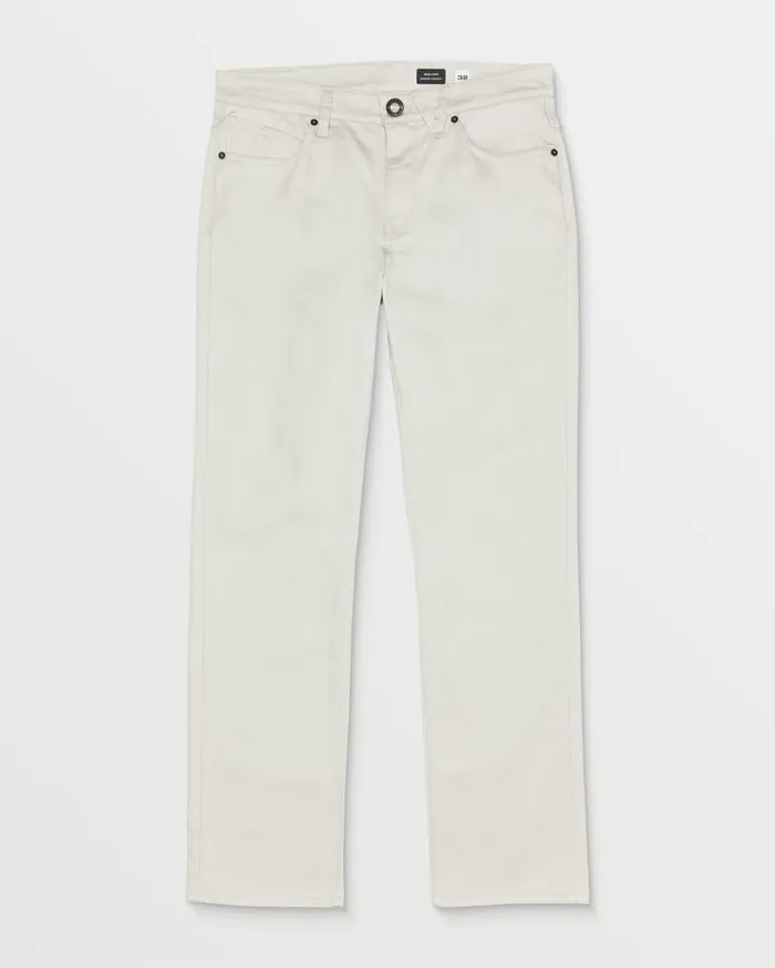Solver 5 Pocket Slub Pants 8211 Stone Mens Volcom Pants