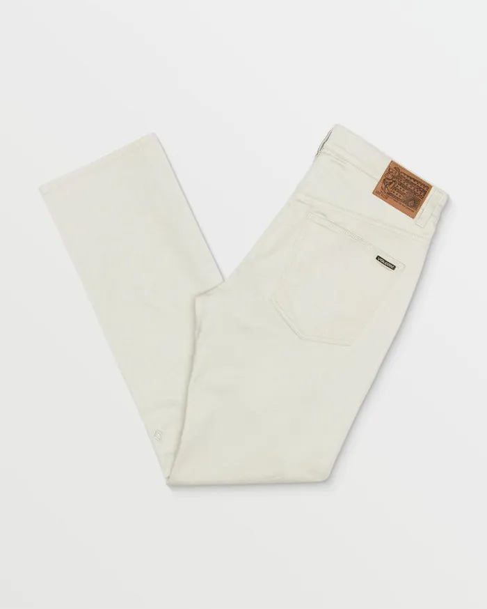 Solver 5 Pocket Slub Pants 8211 Stone Mens Volcom Pants