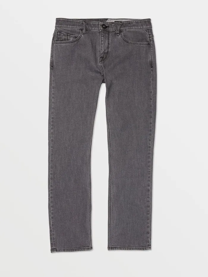 Solver Modern Fit Jeans 8211 Easy Enzyme Grey Mens Volcom Jeans