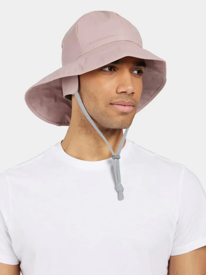 Southwest Hat 2 Oyster Lilac WomenMen Didriksons Waterproof Hats