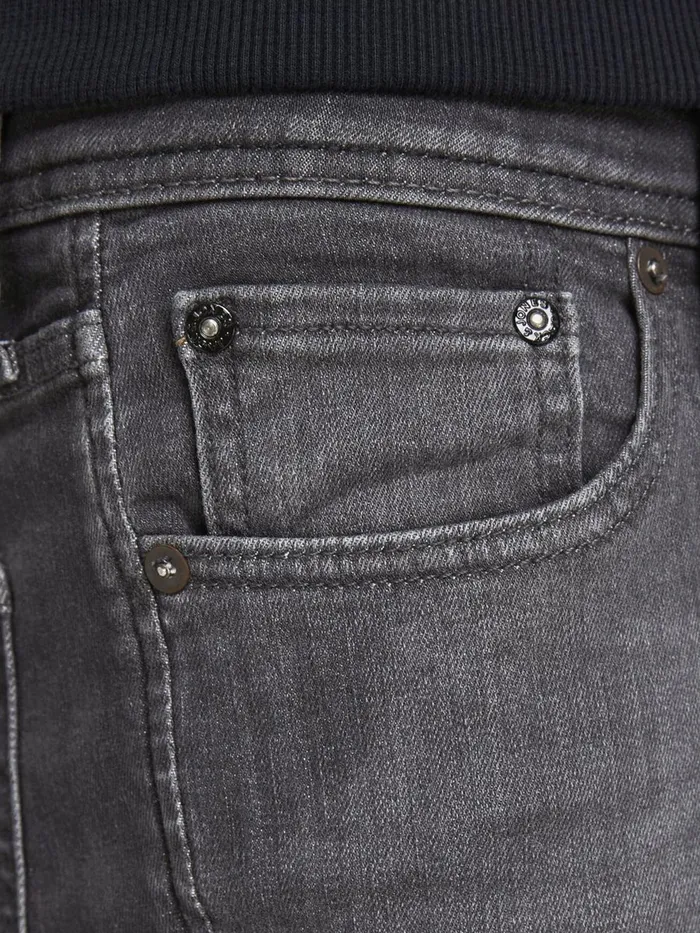 Spray On Jeans JACK and JONES Mens TOM ORIGINAL AGI 135 SKINNY FIT JEANS Grey Grey Denim