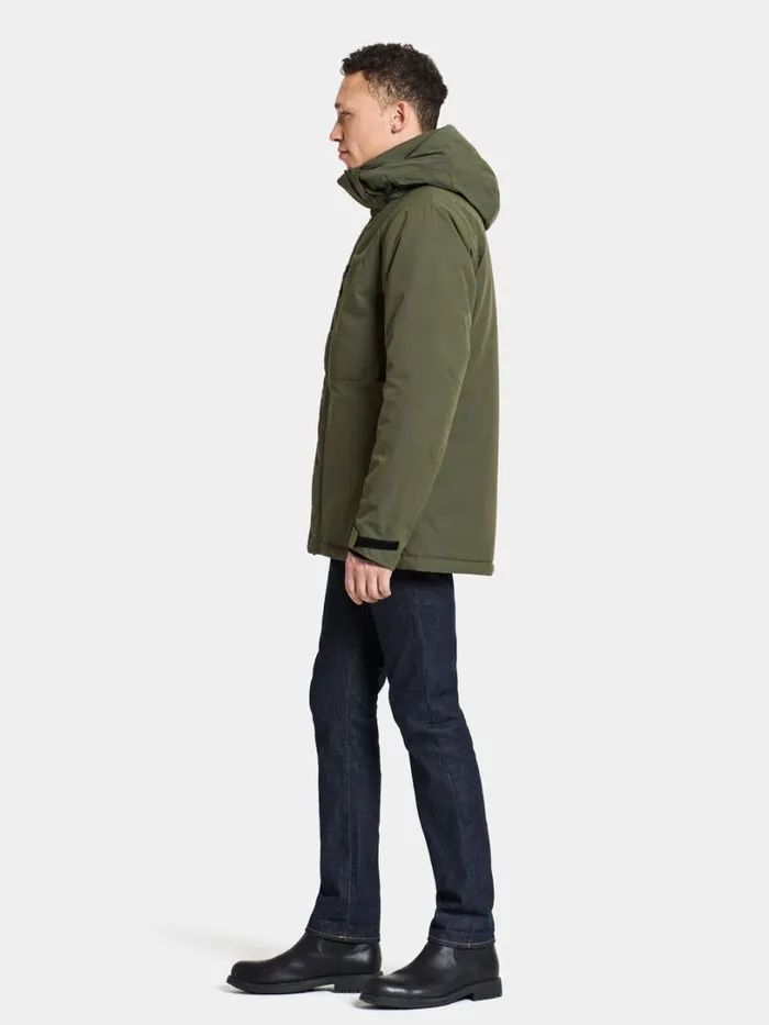 Stefan Jacket Deep Green Men Didriksons Insulated Jackets