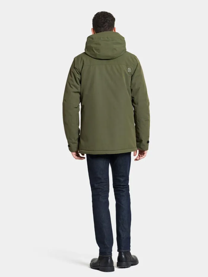 Stefan Jacket Deep Green Men Didriksons Insulated Jackets