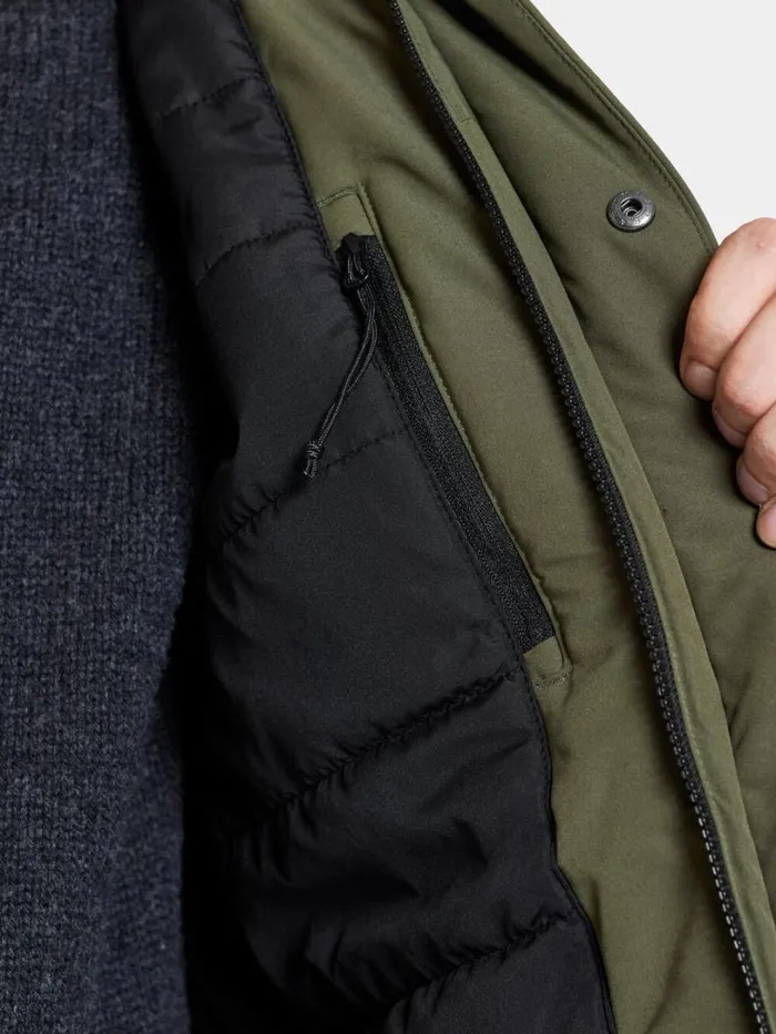Stefan Jacket Deep Green Men Didriksons Insulated Jackets