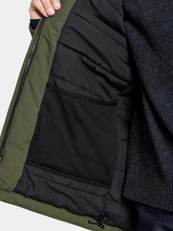 Stefan Jacket Deep Green Men Didriksons Insulated Jackets