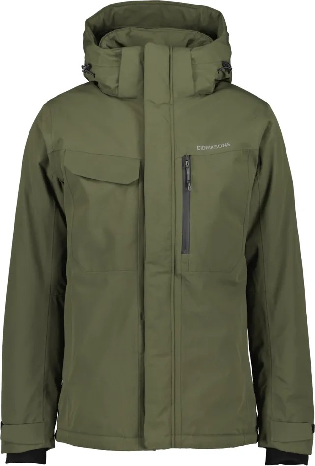 Stefan Jacket Deep Green Men Didriksons Insulated Jackets