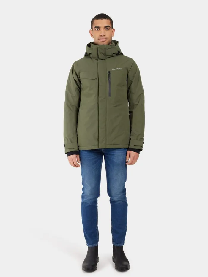 Stefan Jacket Deep Green Men Didriksons Insulated Jackets