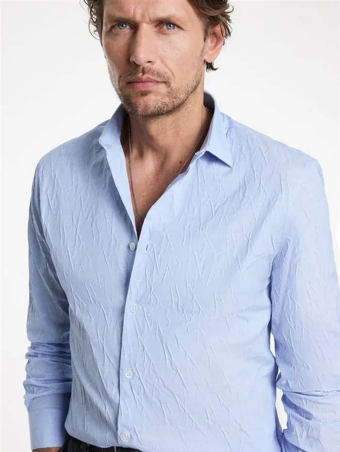 STELLA DRESS SHIRT River Blue Men John Varvatos Shirts