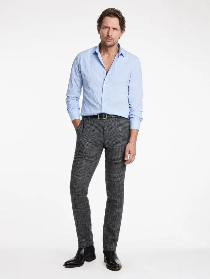 STELLA DRESS SHIRT River Blue Men John Varvatos Shirts