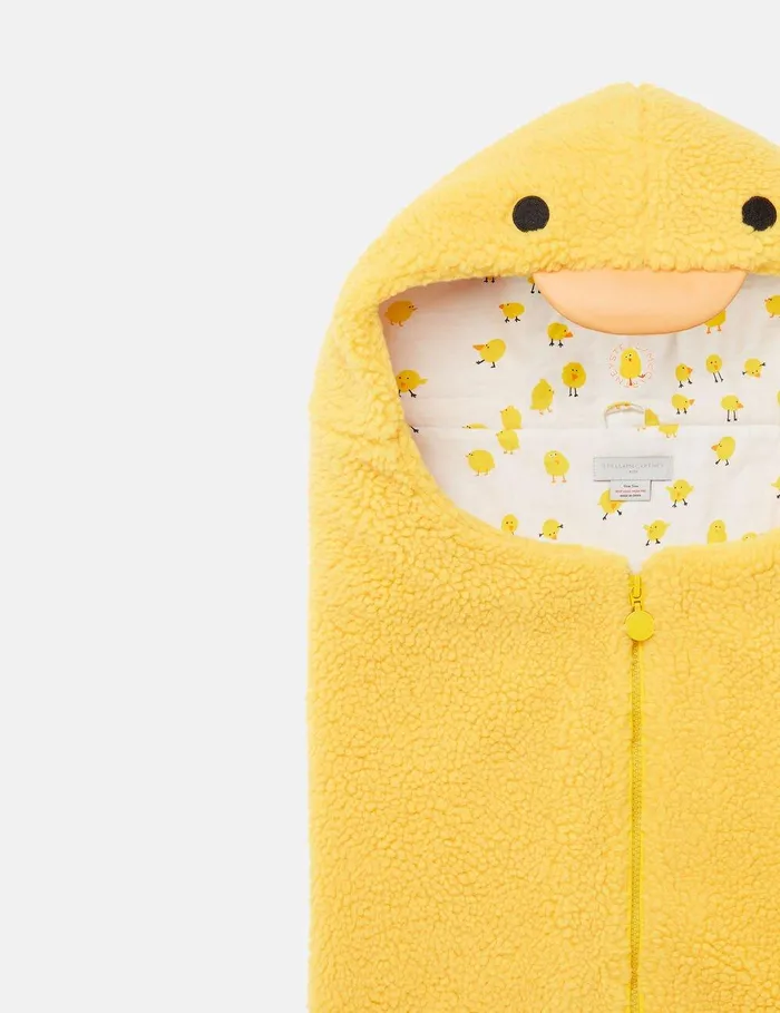 Stella McCartney Baby Boys Kids Duckling Hooded Zippered Blanket Yellow Stella McCartney Baby Boys Kids Duckling Hooded Zippered Blanket Yellow