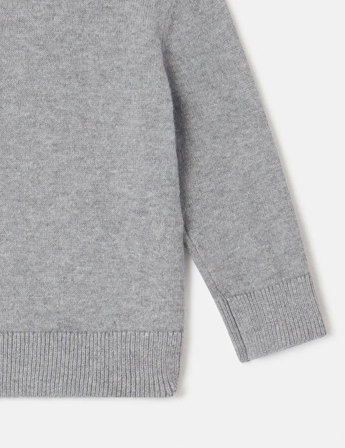 Stella McCartney Baby Boys Kids Horse Graphic Fringed Sweatshirt Grey Stella McCartney Baby Boys Kids Horse Graphic Fringed Sweatshirt Grey