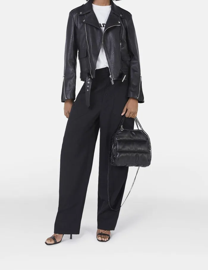Stella McCartney Coats And Jackets Women Alter Mat Biker Jacket Black