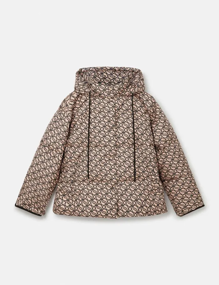 Stella McCartney Coats And Jackets Women SWave Short Puffer Coat Raffia