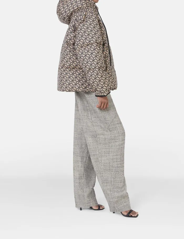 Stella McCartney Coats And Jackets Women SWave Short Puffer Coat Raffia