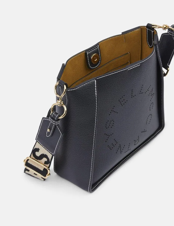 Stella McCartney Crossbody Bags Women Logo Crossbody Bag Black Stella McCartney Crossbody Bags Women Logo Crossbody Bag Black