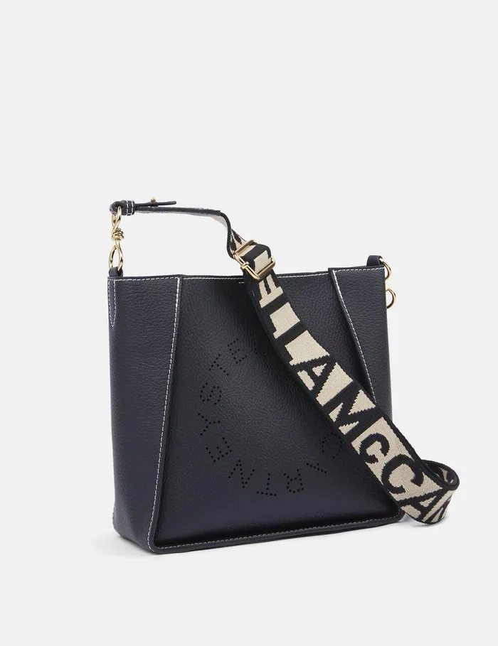 Stella McCartney Crossbody Bags Women Logo Crossbody Bag Black Stella McCartney Crossbody Bags Women Logo Crossbody Bag Black