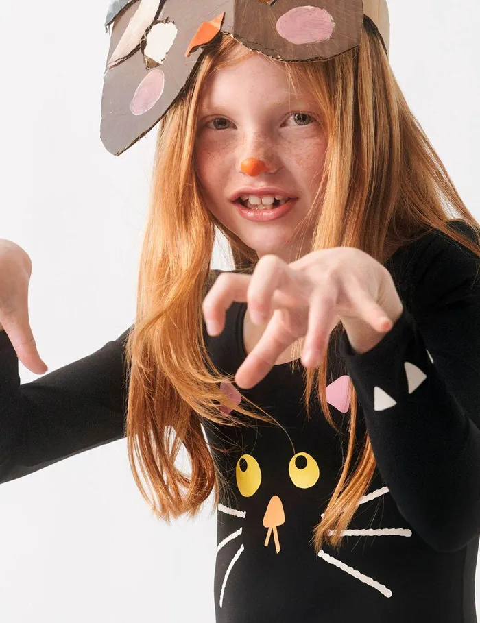 Stella McCartney Dresses and Jumpsuits Kids Spooky Cat Tulle Dress Black
