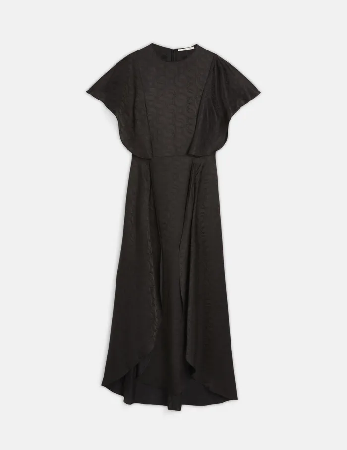 Stella McCartney Dresses Women SWave Jacquard Maxi Dress Black