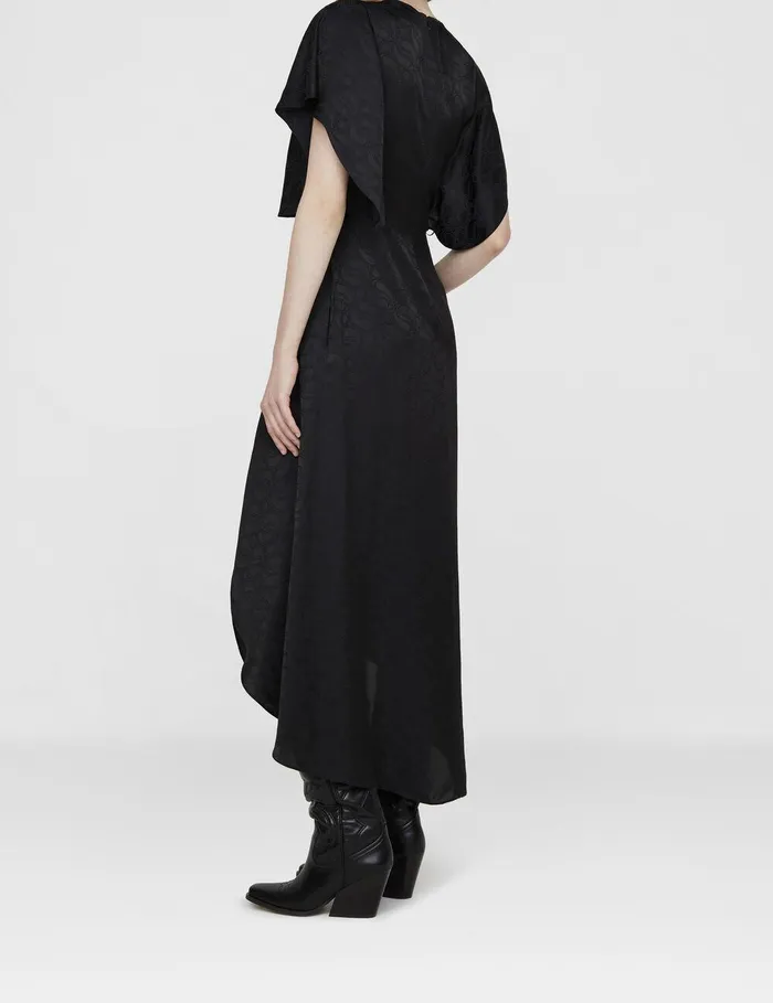 Stella McCartney Dresses Women SWave Jacquard Maxi Dress Black Stella McCartney Dresses Women SWave Jacquard Maxi Dress Black