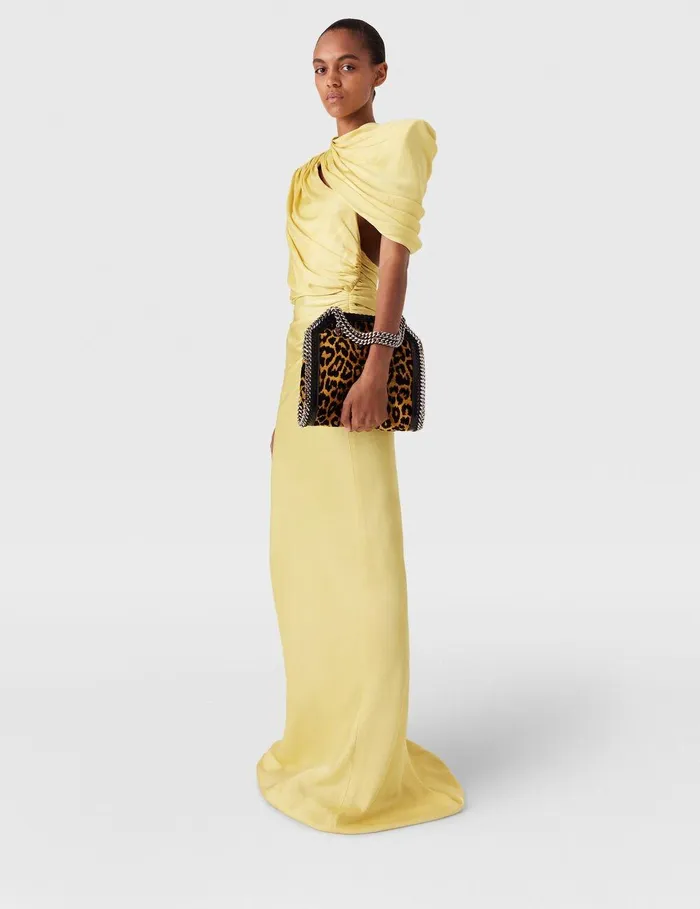Stella McCartney Dresses Women WrapOver Maxi Dress Chamomile Stella McCartney Dresses Women WrapOver Maxi Dress Chamomile