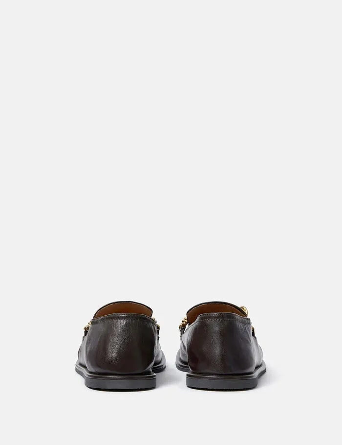 Stella McCartney Flats Women Ryder Collapsible Loafers Coffee Brown Stella McCartney Flats Women Ryder Collapsible Loafers Coffee Brown