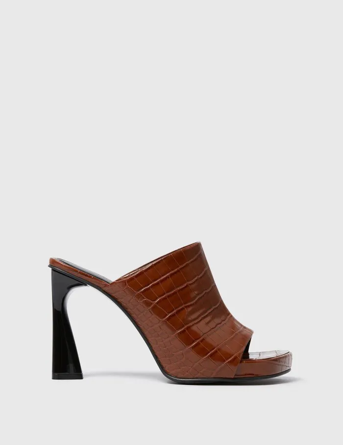 Stella McCartney Heels Women Elsa Heeled Mules Brown