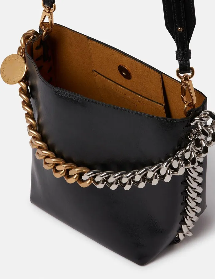 Stella McCartney Mini Bags And Clutches Women Frayme Bucket Bag Black Stella McCartney Mini Bags And Clutches Women Frayme Bucket Bag Black