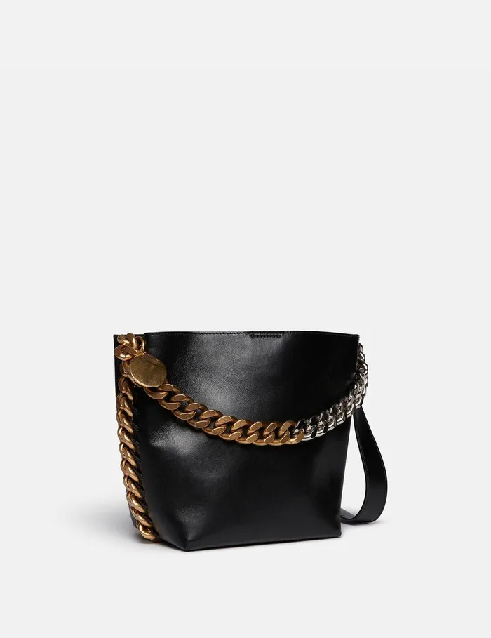 Stella McCartney Mini Bags And Clutches Women Frayme Bucket Bag Black Stella McCartney Mini Bags And Clutches Women Frayme Bucket Bag Black