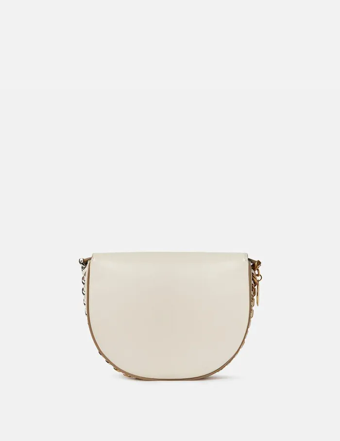 Stella McCartney Mini Bags And Clutches Women Frayme Medium Flap Shoulder Bag Pure White Stella McCartney Mini Bags And Clutches Women Frayme Medium Flap Shoulder Bag Pure White