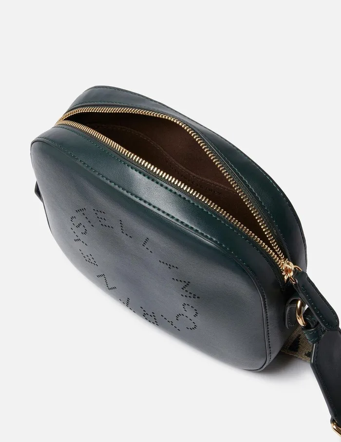 Stella McCartney Mini Bags And Clutches Women Logo Crossbody Camera Bag Pine Green