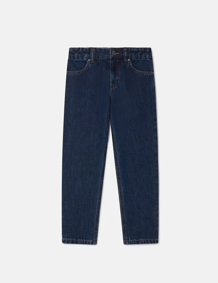 Stella McCartney Pants and Shorts Kids Faded Wash Denim Jeans Blue