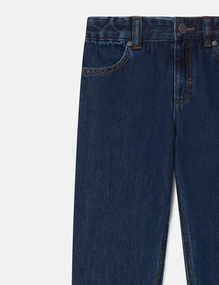 Stella McCartney Pants and Shorts Kids Faded Wash Denim Jeans Blue