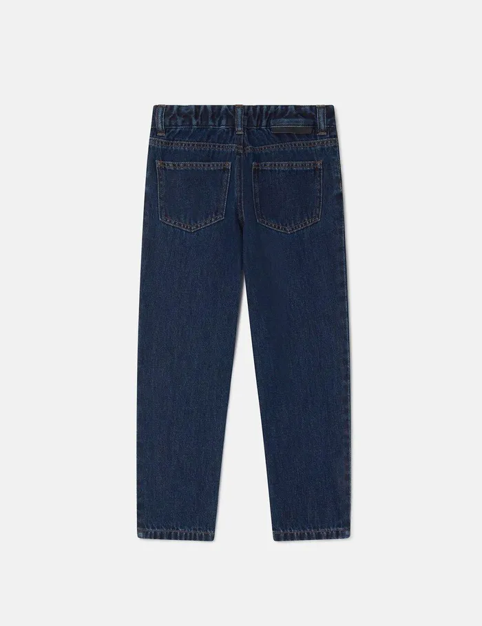 Stella McCartney Pants and Shorts Kids Faded Wash Denim Jeans Blue