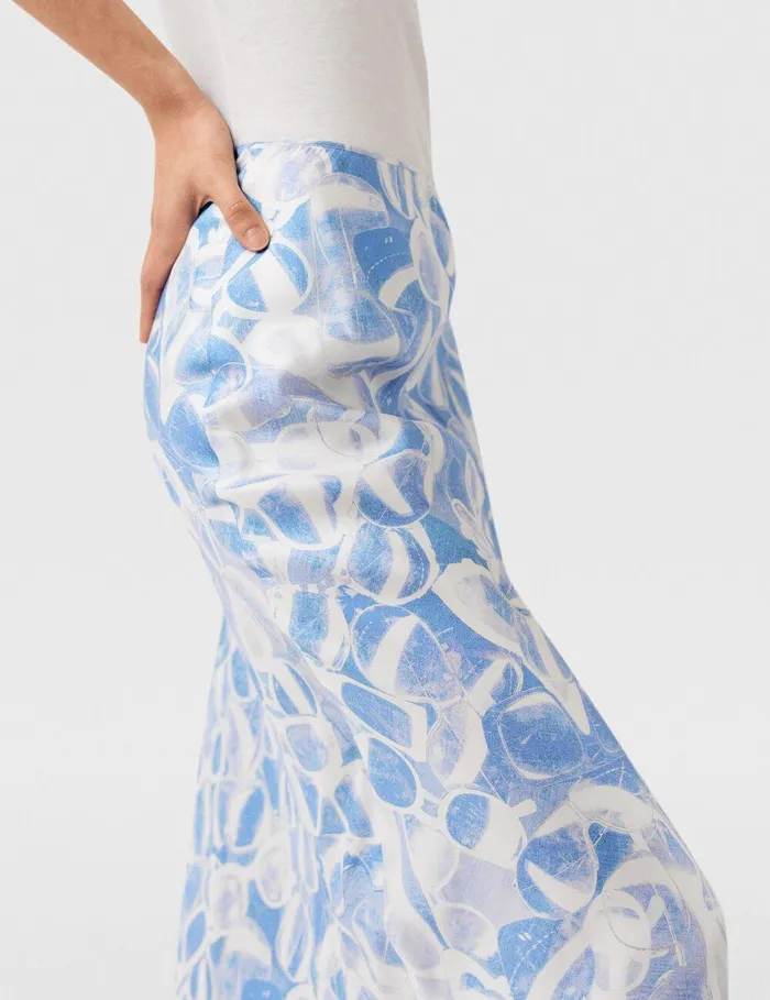 Stella McCartney Skirts Women Sunglasses Print Maxi Skirt Blue Stella McCartney Skirts Women Sunglasses Print Maxi Skirt Blue