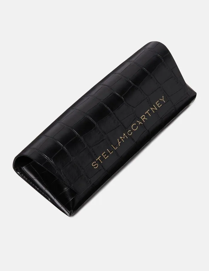 Stella McCartney Sunglasses Women Rectangular Sunglasses Shiny Black Stella McCartney Sunglasses Women Rectangular Sunglasses Shiny Black