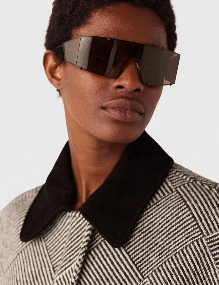 Stella McCartney Sunglasses Women Translucent Rectangle Sunglasses Translucent Brown Monochrome Stella McCartney Sunglasses Women Translucent Rectangle Sunglasses Translucent Brown Monochrome