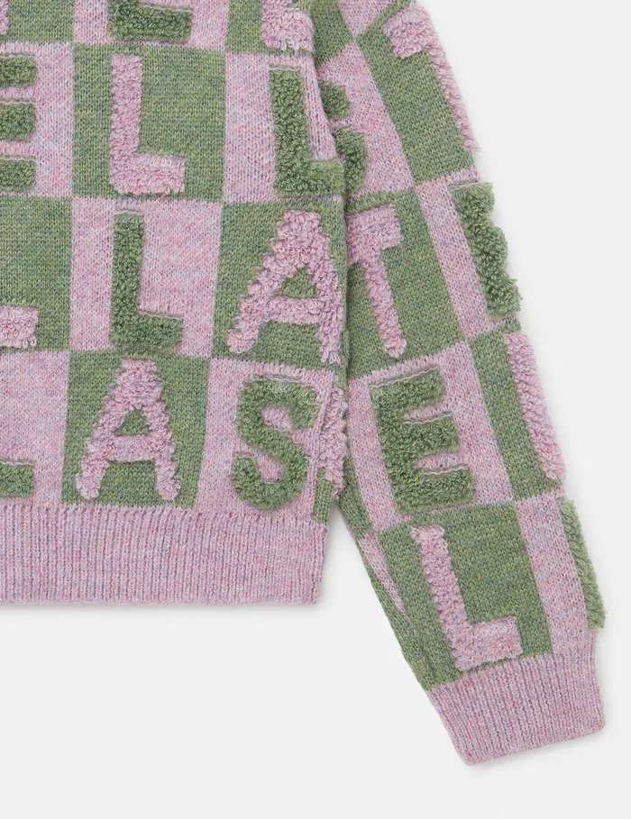 Stella McCartney Sweaters and Cardigans Kids Logo Appliqu Knit Cardigan Multicolour Stella McCartney Sweaters and Cardigans Kids Logo Appliqu Knit Cardigan Multicolour