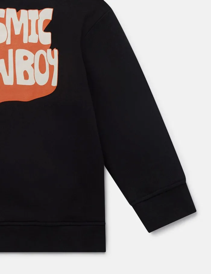 Stella McCartney TShirts And Sweatshirt Kids Cosmic Cowboy Graphic Sweatshirt Black Stella McCartney TShirts And Sweatshirt Kids Cosmic Cowboy Graphic Sweatshirt Black