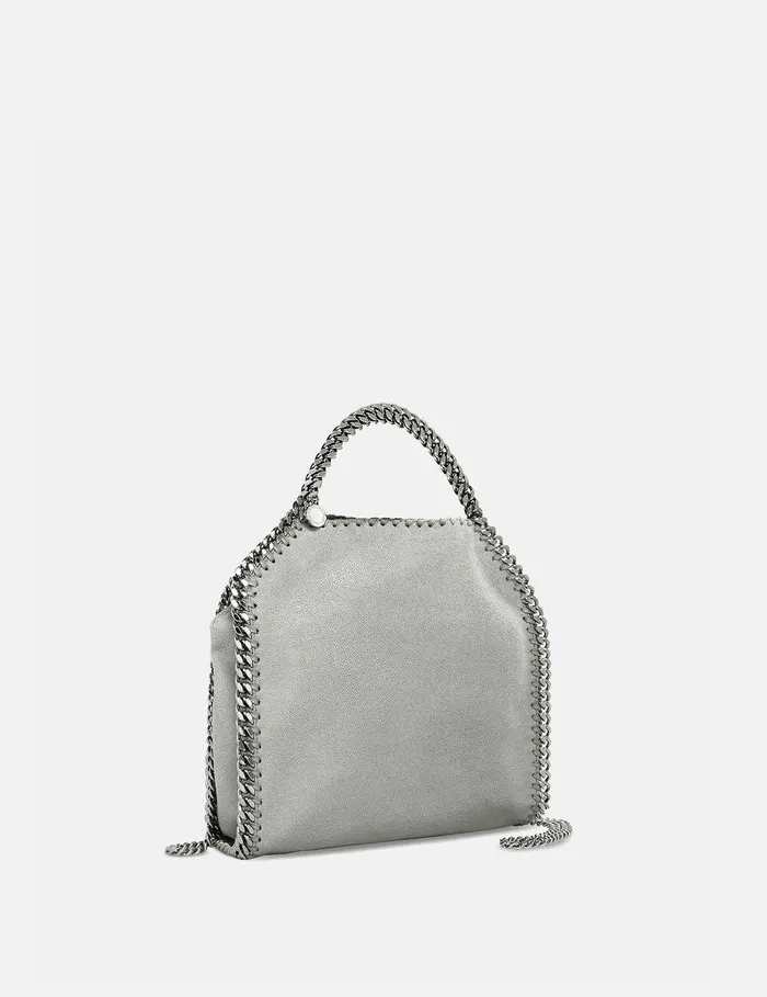 Stella McCartney TopHandle Bags Women Falabella Tiny Tote Bag Light Grey Stella McCartney TopHandle Bags Women Falabella Tiny Tote Bag Light Grey