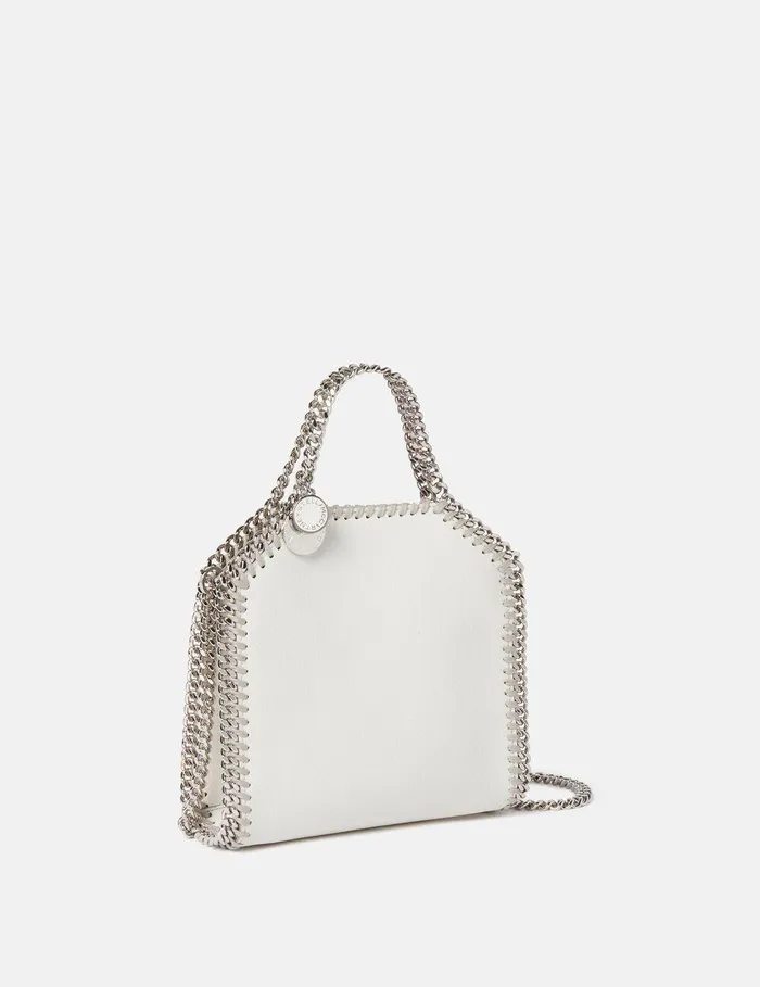 Stella McCartney TopHandle Bags Women Falabella Tiny Tote Bag Magnolia White Stella McCartney TopHandle Bags Women Falabella Tiny Tote Bag Magnolia White
