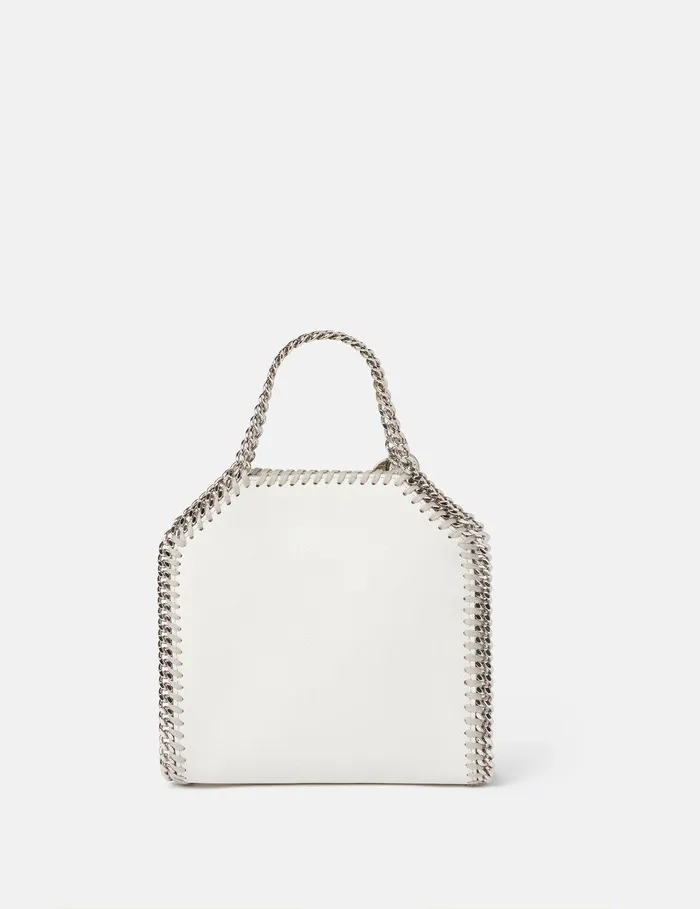 Stella McCartney TopHandle Bags Women Falabella Tiny Tote Bag Magnolia White Stella McCartney TopHandle Bags Women Falabella Tiny Tote Bag Magnolia White