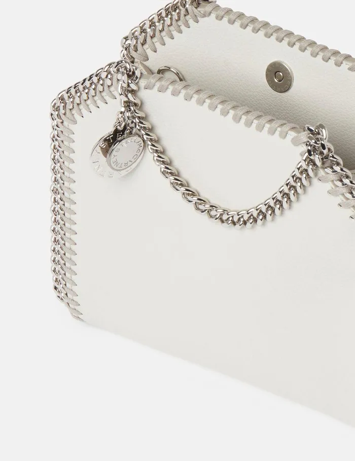 Stella McCartney TopHandle Bags Women Falabella Tiny Tote Bag Magnolia White Stella McCartney TopHandle Bags Women Falabella Tiny Tote Bag Magnolia White